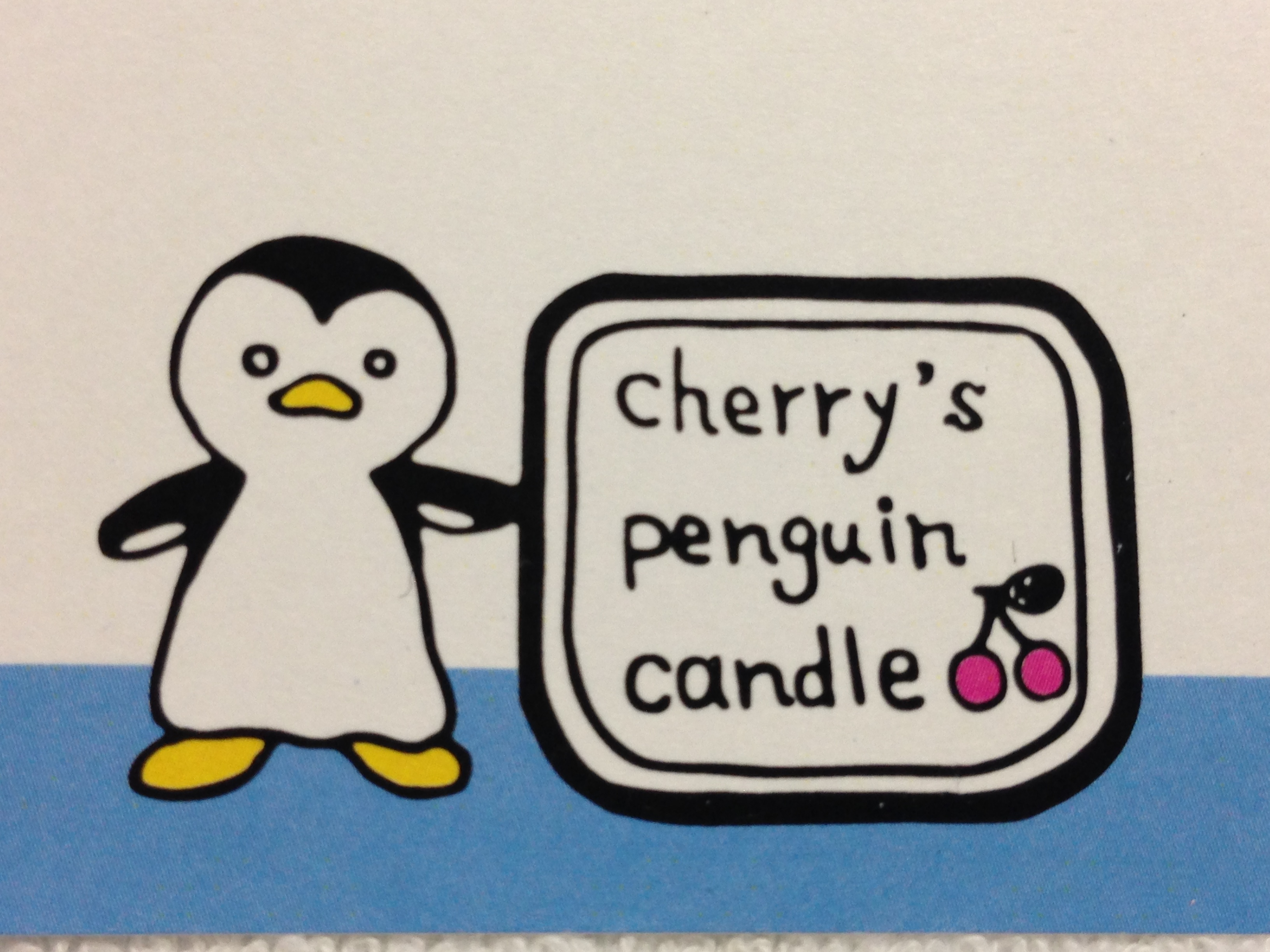 cherry  (cherry's penguin candle)